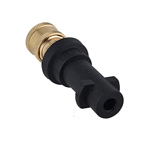 YUET Pressure Washer Adapter Accessories for Karcher K2 K3 K4 K5 K6 K7 Kärcher Handgun,1/4'' Quick Connect Female Fitting,with 5 Power Nozzle Tips Multiple Degrees, 2.5 GPM 3000 PSI