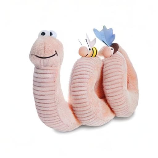 AURORA, 61431, Superworm, Soft Toy, Peach Single