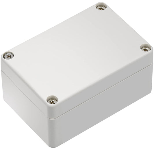 ABS Junction Box IP65 Waterproof PVC Plastic Outdoo Electrical Enclosure Terminal Box (100 x 68 x 50mm)