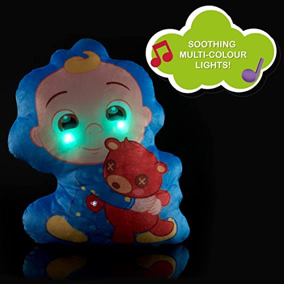 WOW! STUFF CoComelon Toys JJ Musical Sleep Soother | Pre-School Learning Toy That Plays 6 Bedtime Songs Plus Night Light | for Toddlers, Girls and Boys | Ages 2, 3, 4 and 5 JJ Sleep Soother