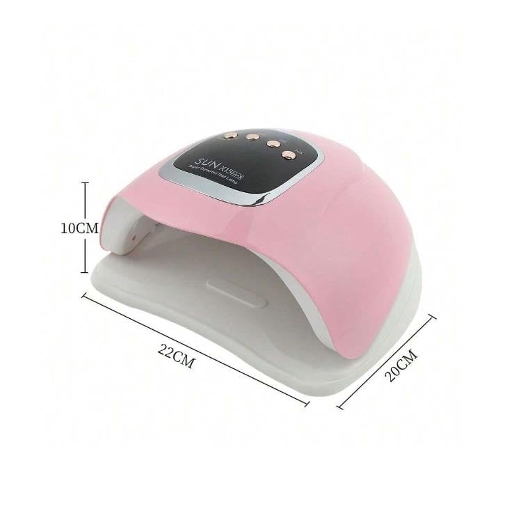 WY8 Pink Lady Nail Dryer Lamp Sun X15 Max 280W High Power 66LEDS Fast Curing Auto Sensing Dryer UV LED Ice Lamp Pedicure Light Drying Gel Polish Nail Art