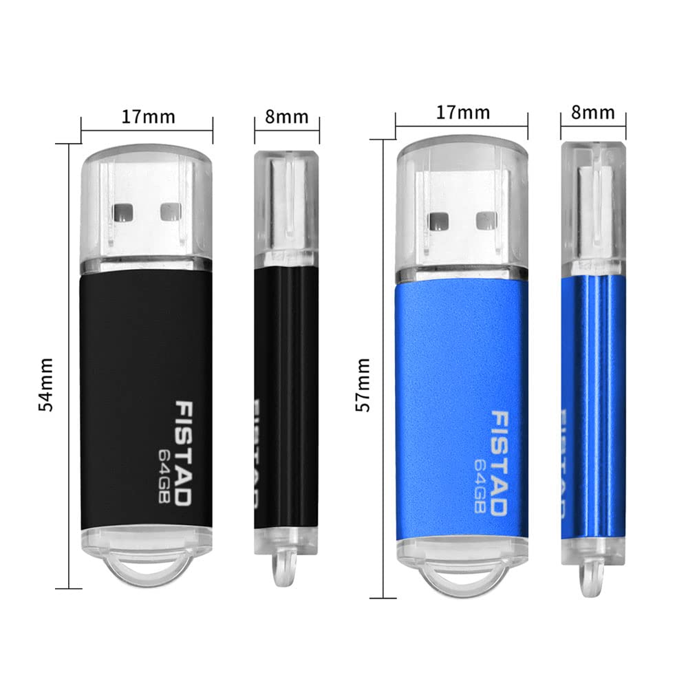 64GB USB Memory Stick USB 2.0 Flash Drive Thumb Drive Pen Drive -2PS TY-64GB-2PS