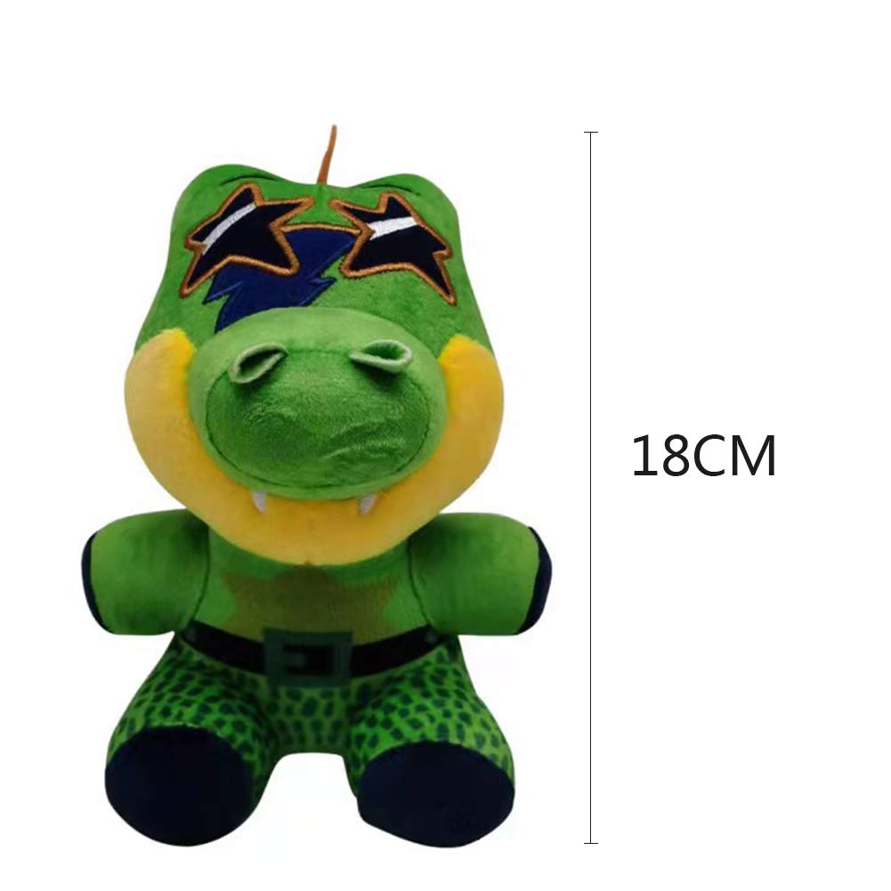 Xinchangda Cute Dinosaurs Plush Toy Soft Figure Scarf Bear Stuffed Animal Dolls Cartoon Pillow Bedroom Decoration Sofa Car Ornaments Dinosaur 18cm