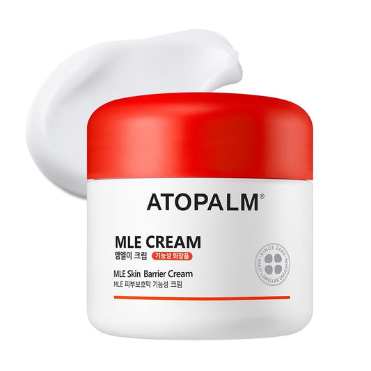 ATOPALM MLE Cream(2.2 Fl Oz) for Sensitive Skin, 48 Hrs Long Hydration, Strengthening Skin Barrier, Redness, Eczema, Ceramide, Babies to Adults, EWG Green Grade, 65ml 65 g (Pack of 1)