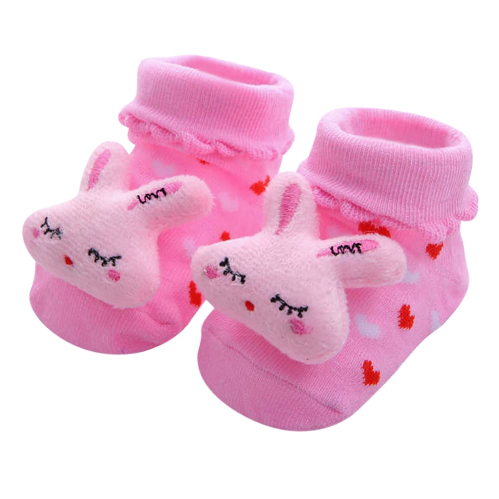 Adalex Global Baby Socks with Grips for Newborns and Toddlers, Non-Slip Toddler Socks, Infant, Boys and Girls, Soft Cotton Baby Socks 0-3,3-6, 6-12, 12-18 Months, Toddler Slipper Socks 0-12 Months Beautiful