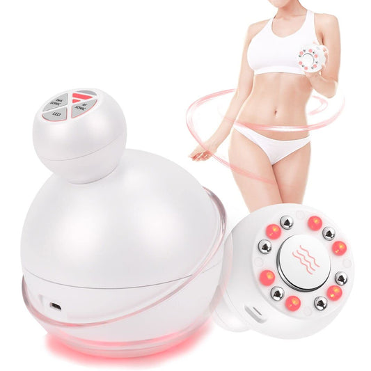 Ultrasonic Cavitation Machine, 5 in 1 Cellulite Massager Ultrasonic Body Sculpting Massager with EMS RF Vibration IPX7 Waterproof Radio Frequency Skin Tightening Device Anti-Wrinkle