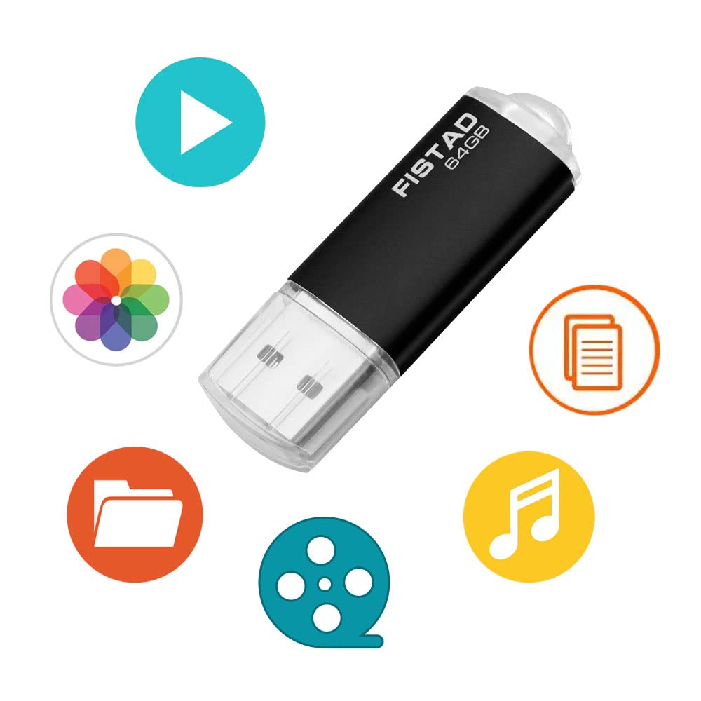 64GB USB Memory Stick USB 2.0 Flash Drive Thumb Drive Pen Drive -2PS TY-64GB-2PS