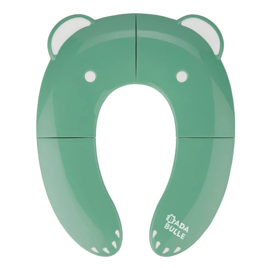 Badabulle Potty Training Folding Toilet seat Reducer,Green