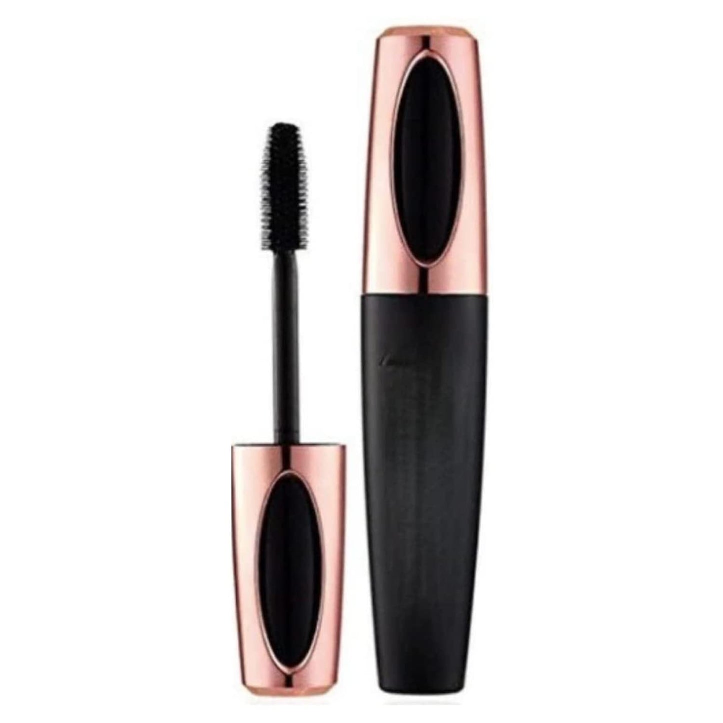 4D Mascara x3 GLAMZA Long Lash Silk Fibre Mascara for Longer, Thicker Lashes - Waterproof & Smudge Proof (Black)