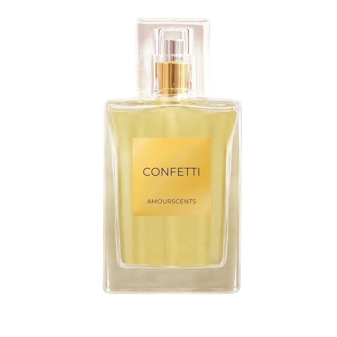 Amour Scents Halfeti - Inspired by Alternative Perfume, Extrait De Parfum, Luxurious Scent, Everyday Long Lasting Fragrance for Men & Women - Confetti (50ml) 50 ml (Pack of 1)