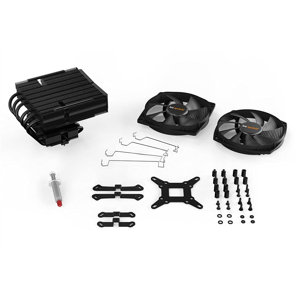 be quiet! Dark Rock TF 2, CPU cooler, 230W TDP, Silent Wings 3 135mm fan, 6x 6mm heatpipes, dual tower design, BK031