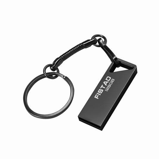 USB Flash Drive 128GB, USB 3.0 USB Drives Metal Memory Stick 128gb USB 3.0 Pen Drive Portable USB Stick 128 GB for PC Laptop, Computers Tablet, Car Etc (Black) XSJ-128-3.0