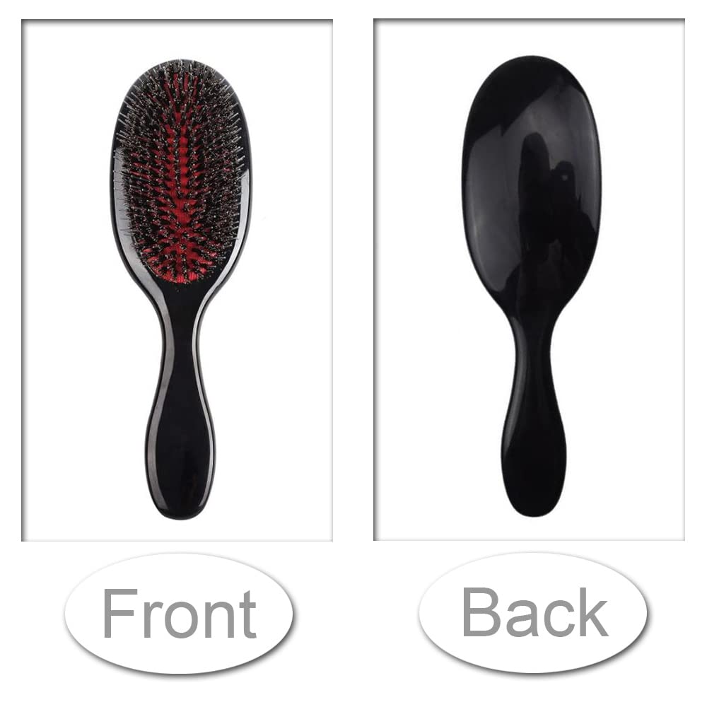 YUYEJIAYE Paddle Hair Extension Brush Anti Static Scalp Massage Hairbrush Oval Hair Comb for Women, Men and Kids