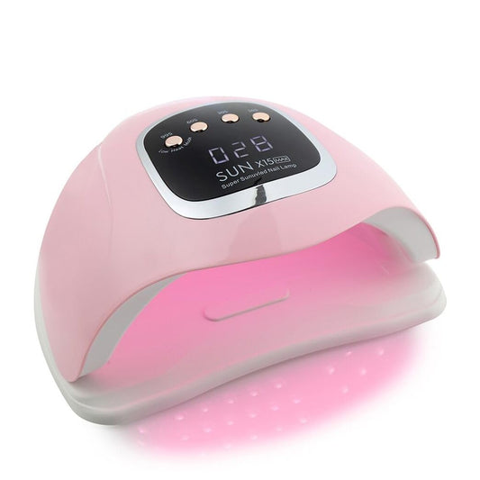 WY8 Pink Lady Nail Dryer Lamp Sun X15 Max 280W High Power 66LEDS Fast Curing Auto Sensing Dryer UV LED Ice Lamp Pedicure Light Drying Gel Polish Nail Art