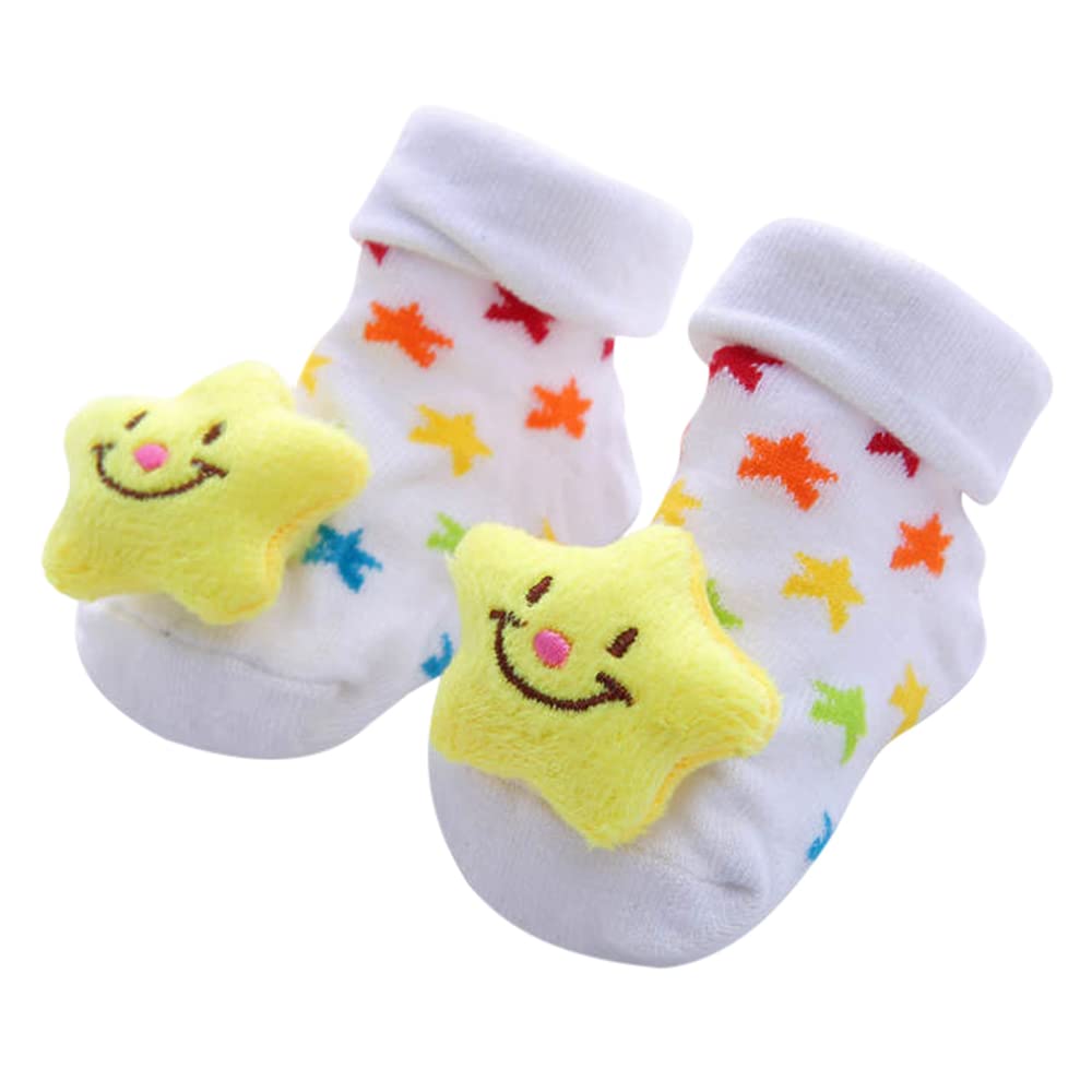 Adalex Global Baby Socks with Grips for Newborns and Toddlers, Non-Slip Toddler Socks, Infant, Boys and Girls, Soft Cotton Baby Socks 0-3,3-6, 6-12, 12-18 Months, Toddler Slipper Socks 0-12 Months Beautiful