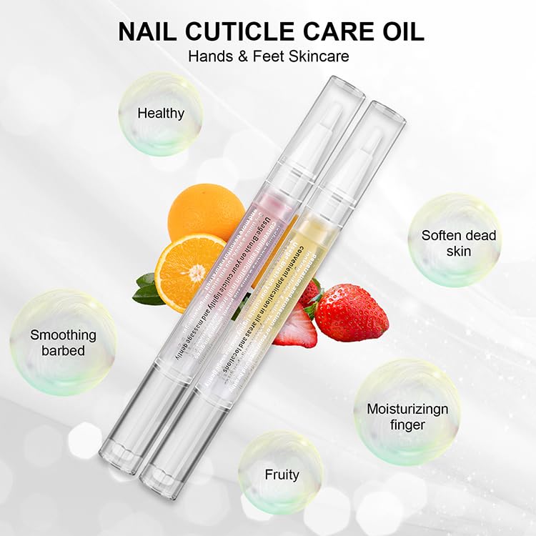 15pcs Cuticle Oil Pens,Bestauty Nail Cuticle Oil Pen Set with Natural Ingredient, Cuticle Oil for Nails for Preventing Cracking and Drying of Nails 15 Count (Pack of 1)