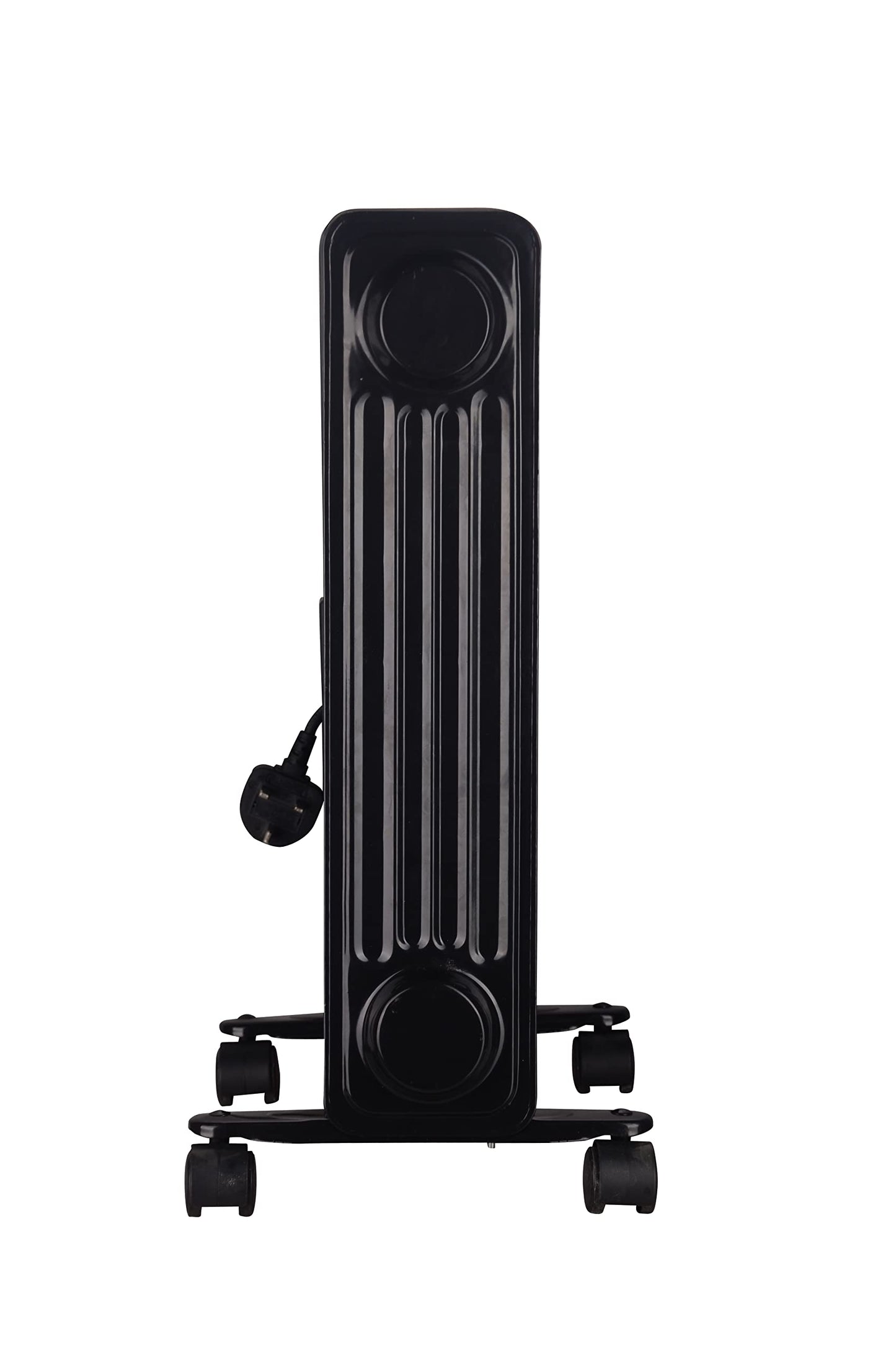 Belaco Oil Filled Radiators 11 Fins Portable Electric Heater Adjustable Thermostat Control 3 Heat Settings Portable Heater Overheat Protection 2500W Energy Efficient Heavy-Duty Castor Black