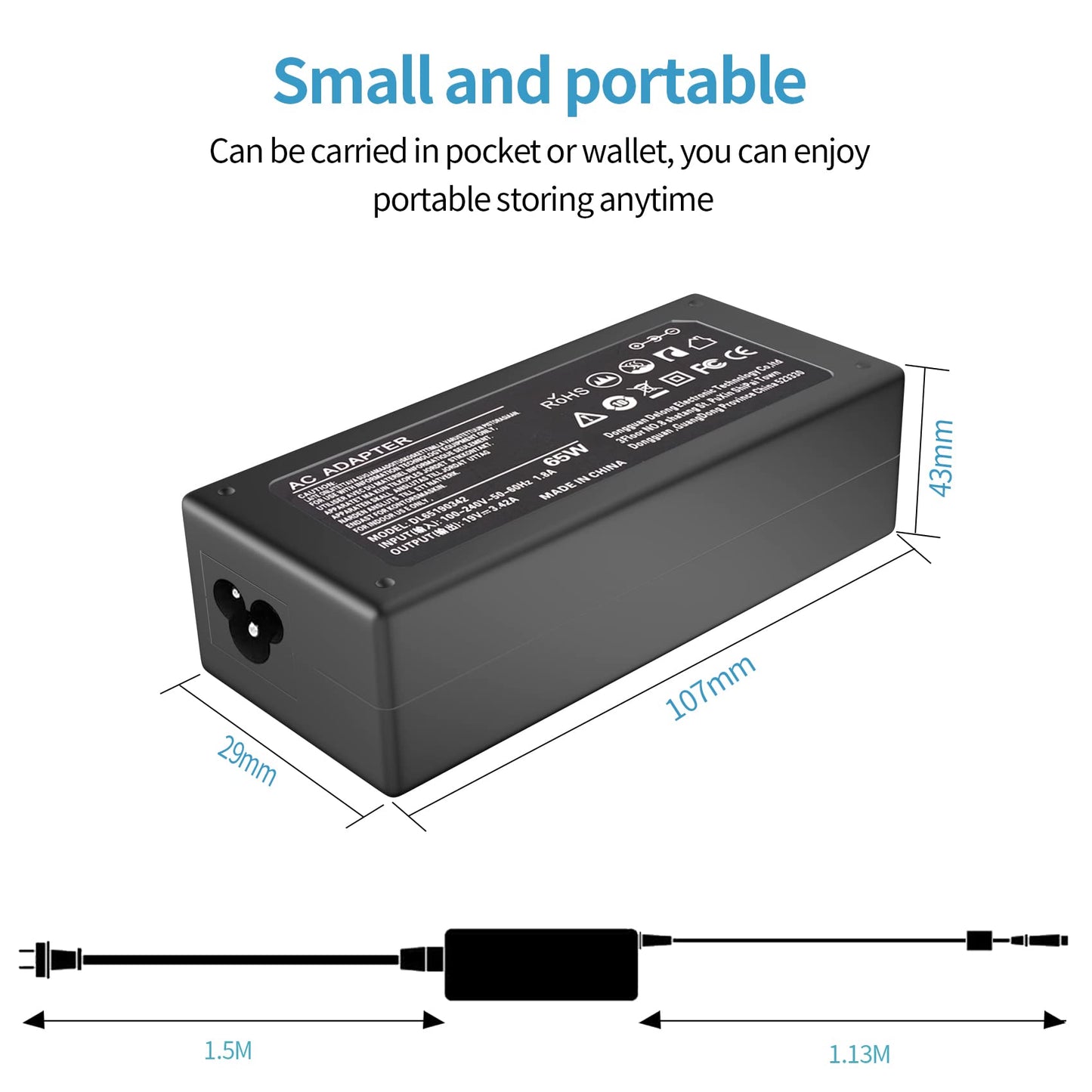 19V 2.1A Power Supply Adapter for HP Pavilion Monitor 20" 21.5" 22" 23" 23.8" 25" 27" IPS LED HD Display HP 22f 22y 24f 27f 27fh 24y 24fh 27fw 27w 22w 24w 32s 27xq Gaming Monitor UK Plug Charger