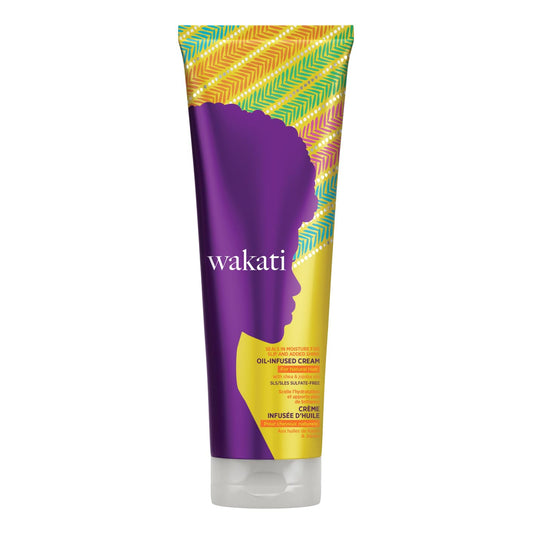 Wakati Oil-Infused Moisturising Detangling Curl Defining Cream for Natural Afro Hair 250ml