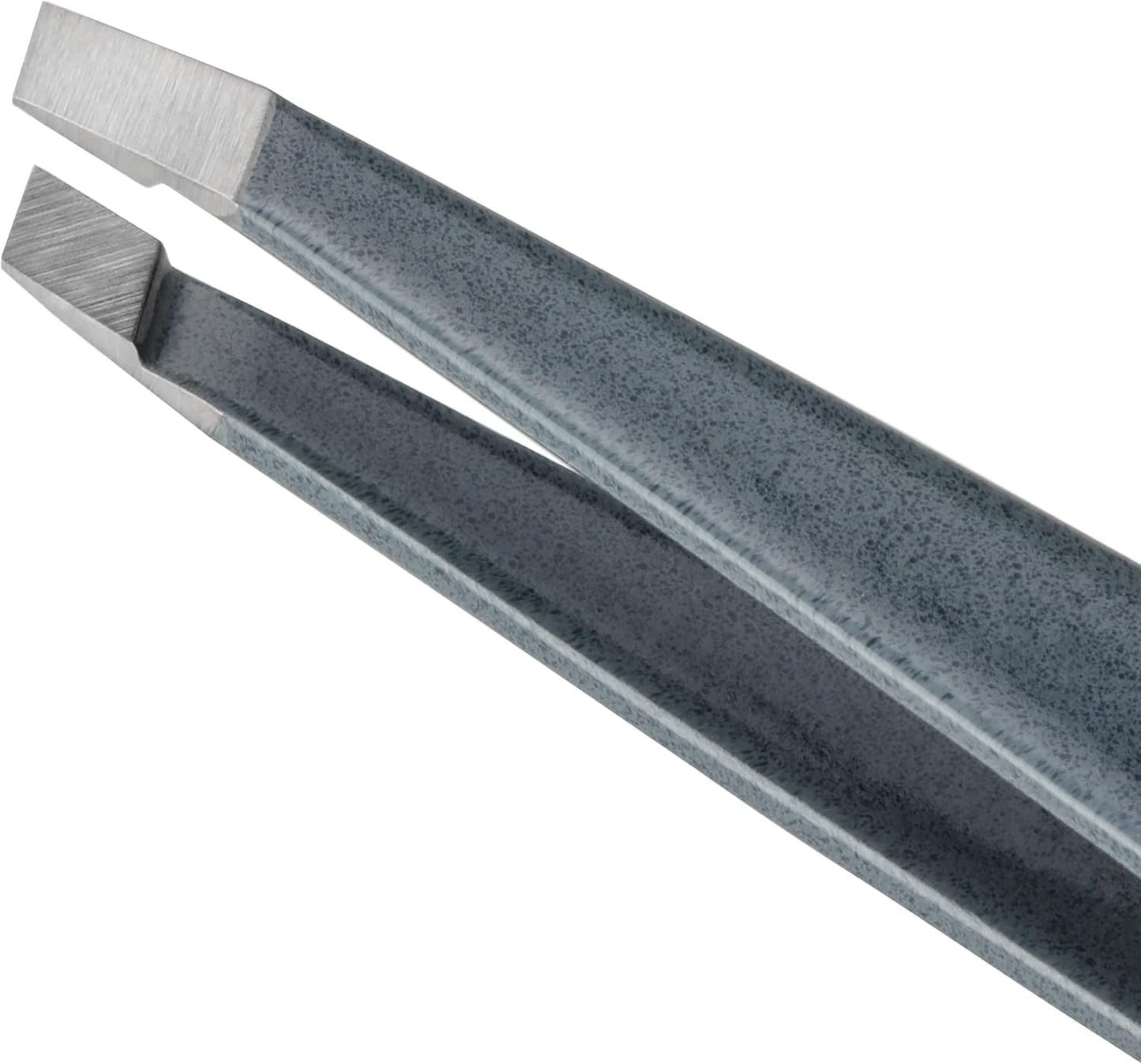 Tweezerman Stainless Steel Slant Tweezer (Blue Stone) Blue