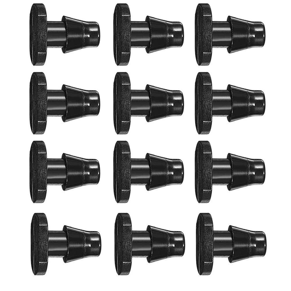 UCLEVER Drip Irrigation End Plug 100 Pieces for 1/4 Inch Tube Closure Goof Hole Plugs Irrigation Stopper