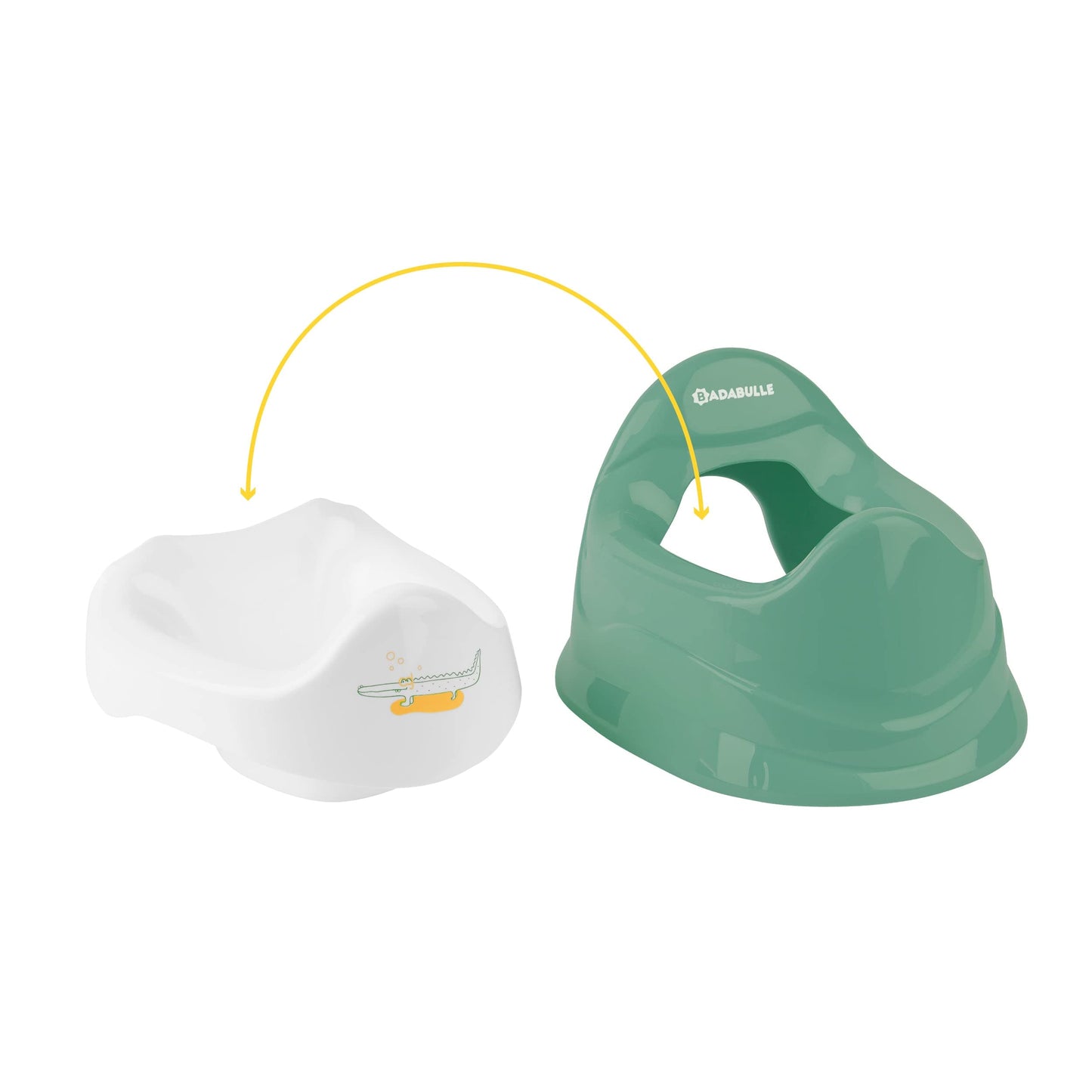 Badabulle Potty with Removable Bowl, Green