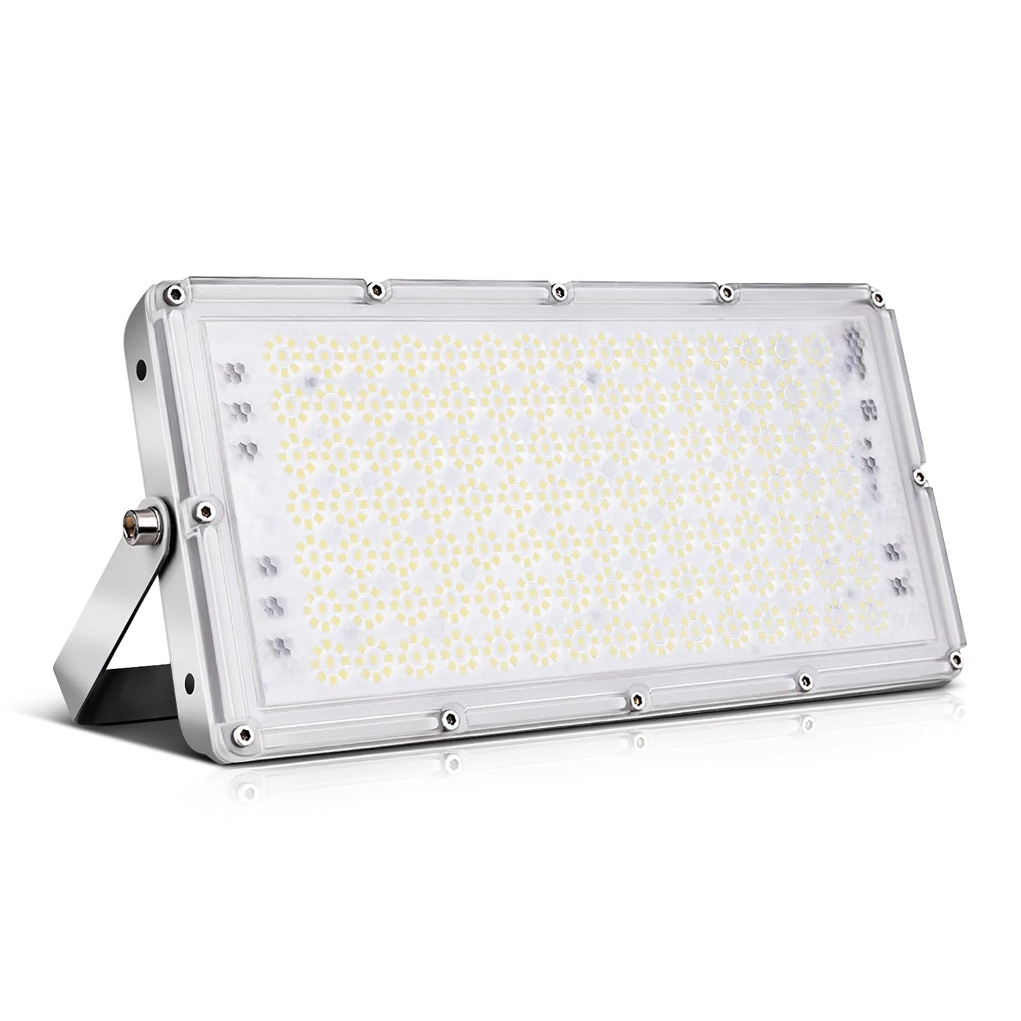 Ankishi 100W LED Floodlight Outdoor, Super Bright 10000LM Outdoor Security Lights, IP65 Waterproof Flood Lighting, 6500K Cool White Wall Light Outdoor Lights for Garage Patio Backyard Front Yard