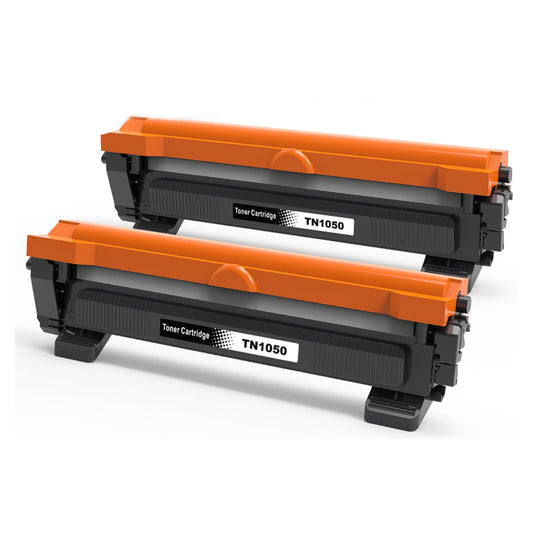 TN1050 TN 1050 Toner Cartridges Compatible for Brother TN-1050 for Brother HL-1110 HL-1112 HL-1210W HL-1212W DCP-1510 DCP-1512 DCP-1610 DCP-1610W DCP-1612W MFC-1810 MFC-1910W Printer (2 Black) 1050-2B