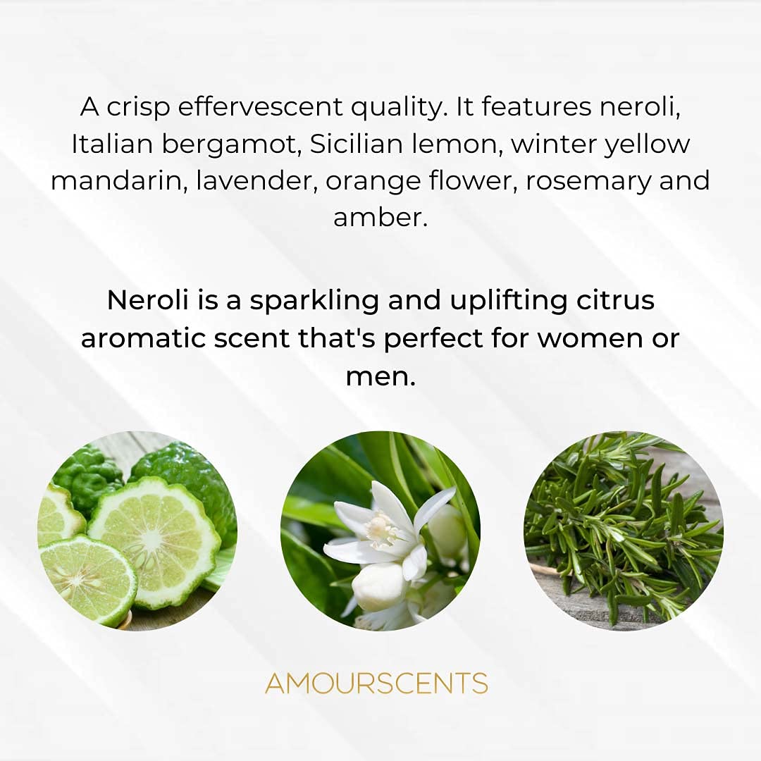 Amour Scents - Neroli Portofino - Inspired Alternative for Men & Women Long Lasting, Luxurious Everyday Fragrance Aroma Exquisite Design - Ideal Use Work Travel Casual Wear - Pure Portofino (50ml) 50 ml (Pack of 1)