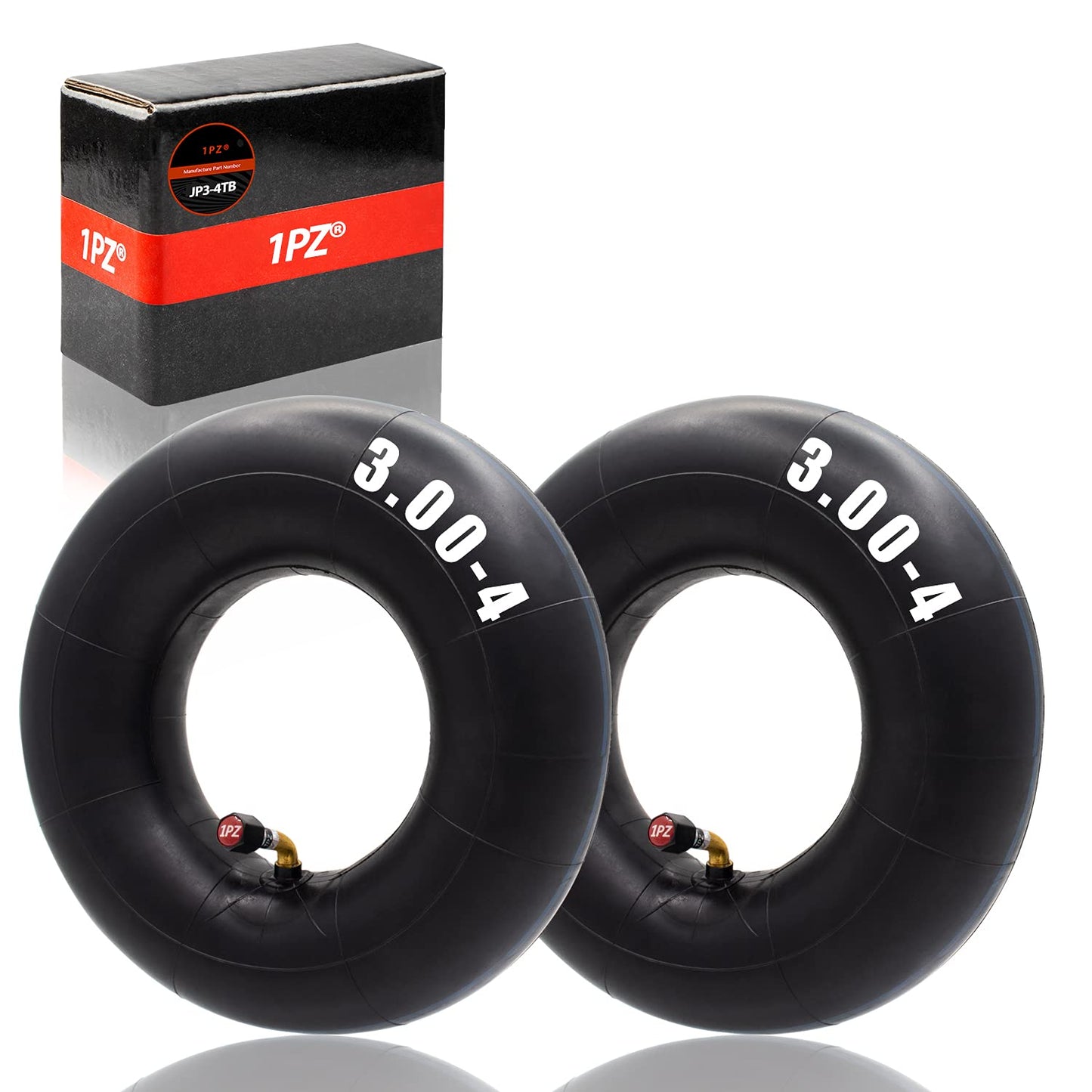 1PZ UK3-4TB 2 pack of 3.00-4 3.00 x 4 (260 × 85) 10" x 3" Inner Tube Replacement for Sack Barrow Trolley Mobility Scooter Wheel Tyre Tire