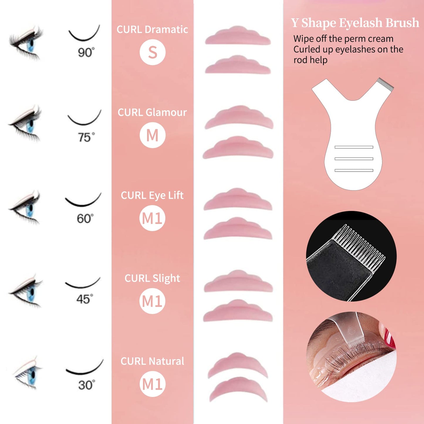 2025 Upgraded Lash Lift Kit, Eyelash Llifting Kit Eyelash Lamination Kit Lash Curling Perming Professional Lash Lift Extensions Suitable at Home and Salon Multicolor-glue