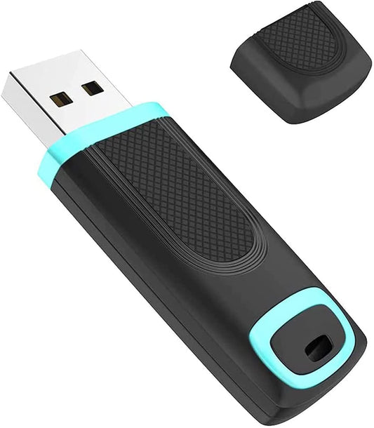 Vansuny 32GB USB Stick USB 3.0 Flash Drive High Speed USB Memory Stick Cap Design Thumb Drive Pen Drive (32GB Cyan) Cayn