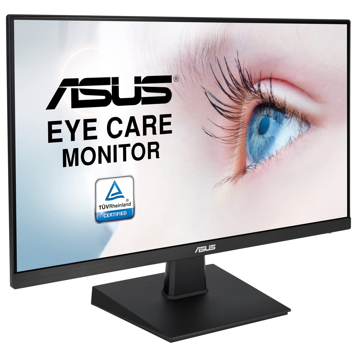 ASUS VA247HE Eye Care Monitor â€“ 23.8 inch, Full HD, Frameless, 75Hz, Adaptive-Sync/FreeSync, Low Blue Light, Flicker Free, Wall Mountable 24" HDMI DVI, HDMI, D-Sub