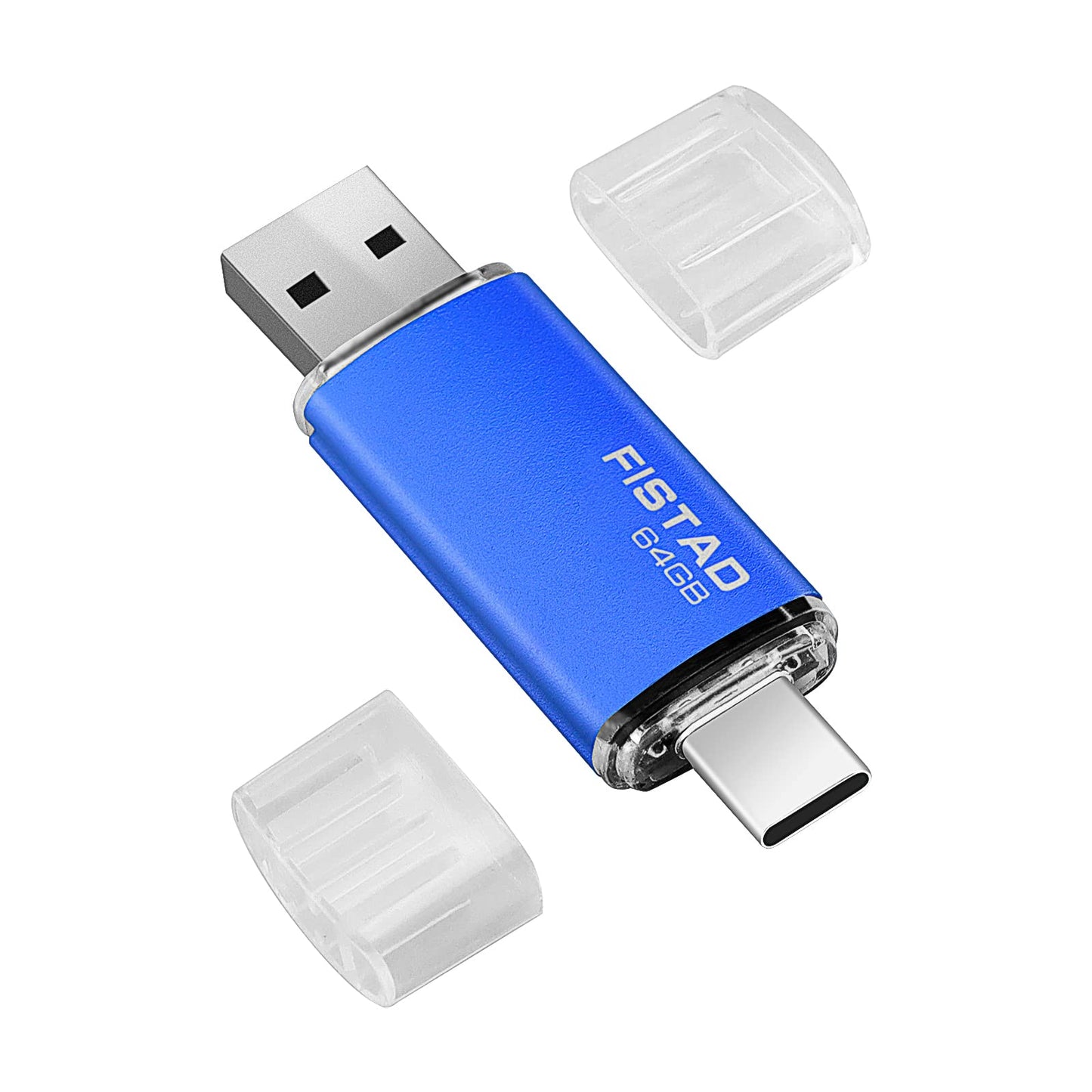 64GB USB Memory Stick USB 2.0 OTG Flash Drive Thumb Drive Pen Drive -2PS OTG-64GB-2PS