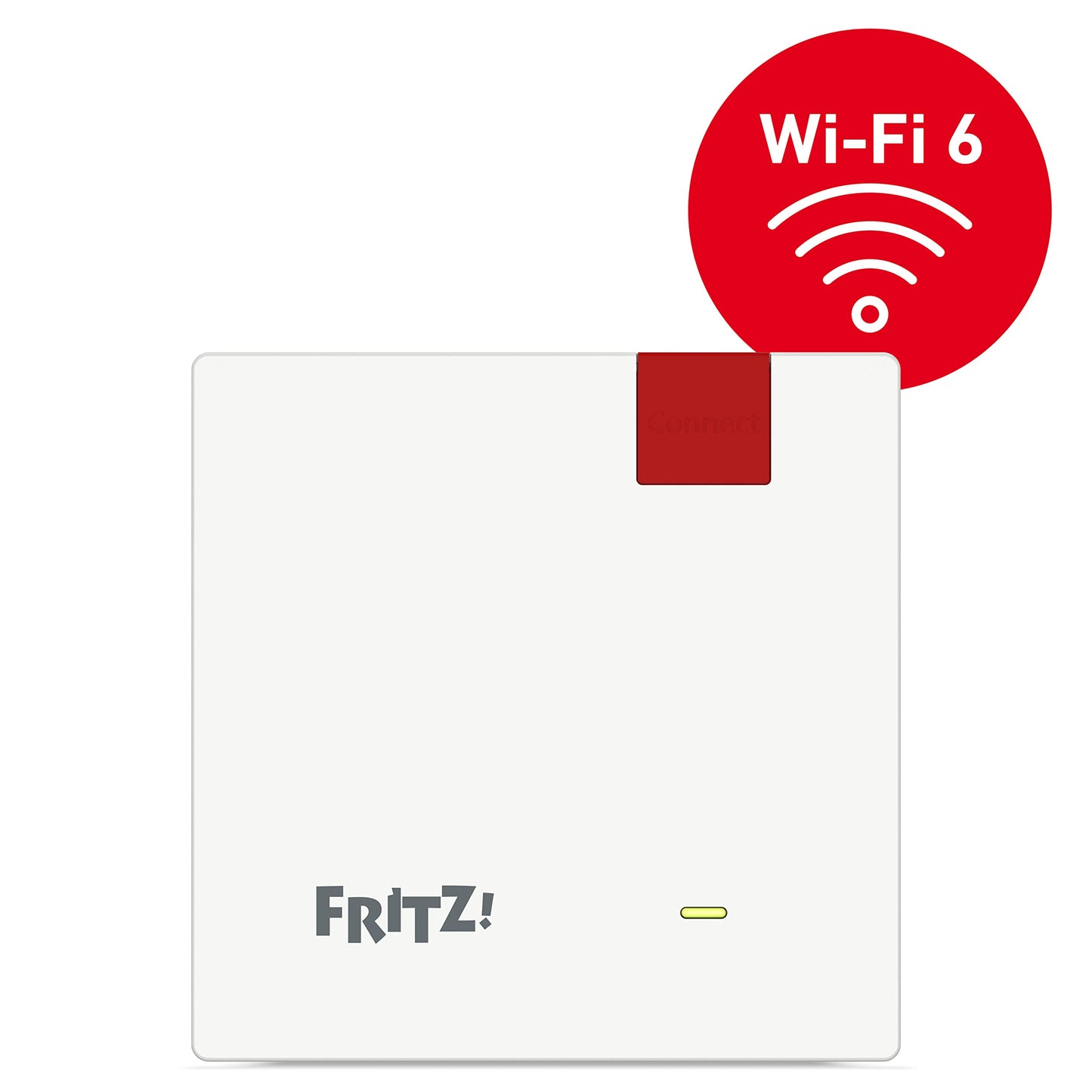 AVM FRITZ! Repeater 1200 AX (Wi-Fi 6 repeater) equipped with two radio units 5 GHz band (up to 2,400 Mbps), 2.4 GHz band (up to 600 Mbps), German-language version) Wi-Fi Repeater Single