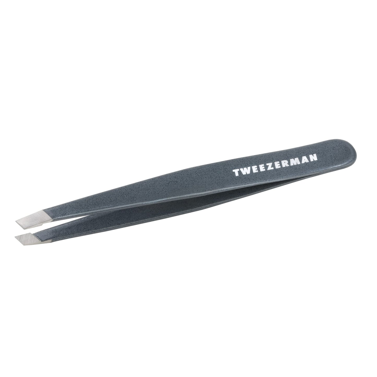 Tweezerman Stainless Steel Slant Tweezer (Blue Stone) Blue