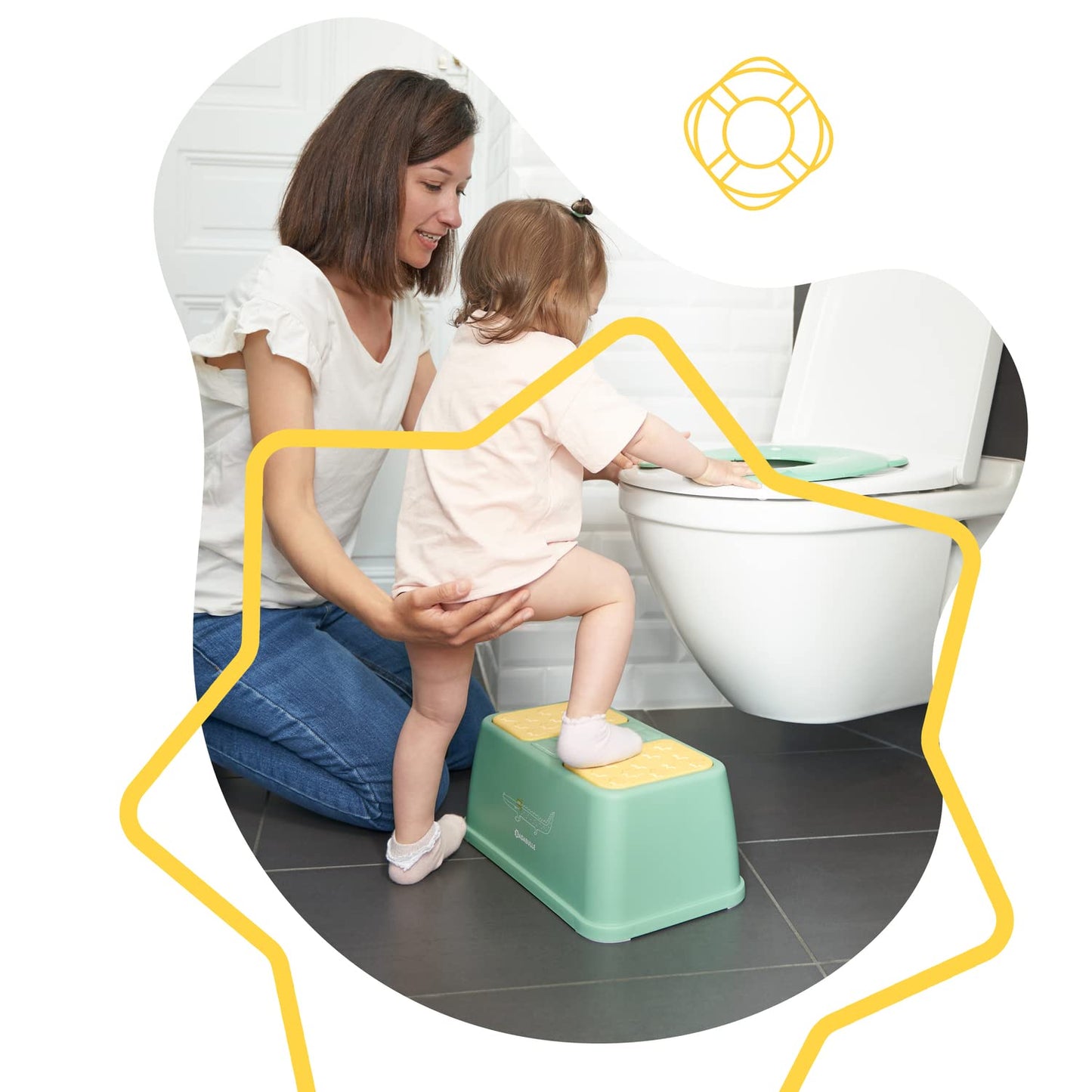 Badabulle potty training non-slip step stool