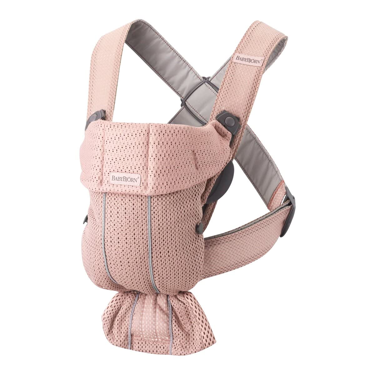 BabyBjörn Baby Carrier Mini, 3D Mesh, Dusty Pink