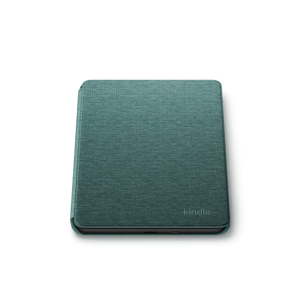 Amazon Kindle Case, Thin and Lightweight, Foldable Protective Cover - Fabric Green