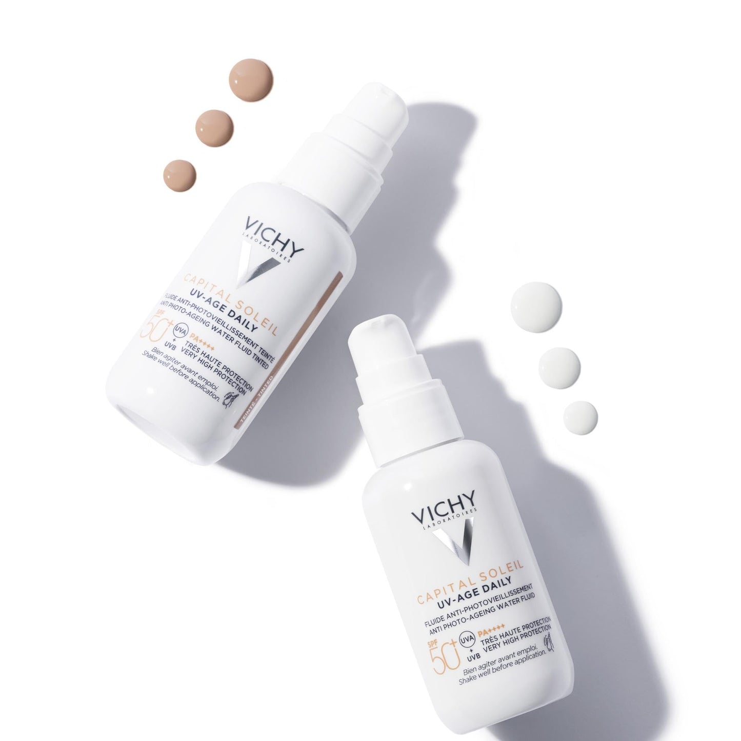 Vichy Tinted Day Cream with SPF 50+ 40 ml - Day Cream with UV Protection Pigment Spots Prevent Wrinkles Capital Soleil