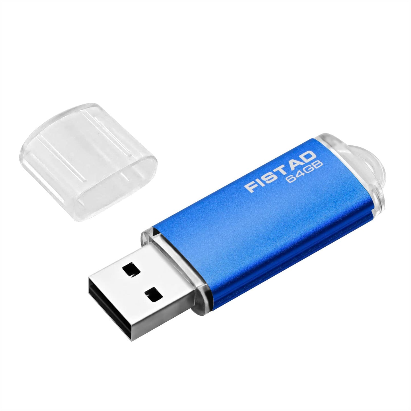 64GB USB Memory Stick USB 2.0 Flash Drive Thumb Drive Pen Drive - Blue TY-64GB-blue