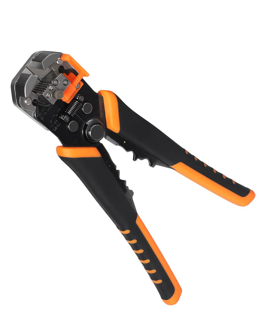 Wire Stripper, ENGiNDOT 3-in-1 Automatic Wire Stripper Plier Tool AWG10-24, Self-Adjusting Wire Cutter & Cable Stripper & Terminal Crimper, MWS02