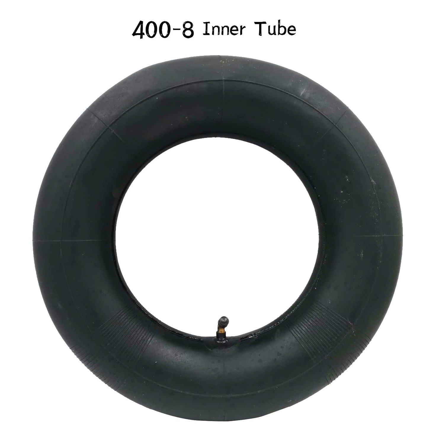 2 Pieces of 4.00-8" Heavy Duty Replacement Inner Tubes with TR-87 Bent Valve for Wheelbarrows, Mowers, Hand Trucks and More 4.80/4.00-8 TR-87