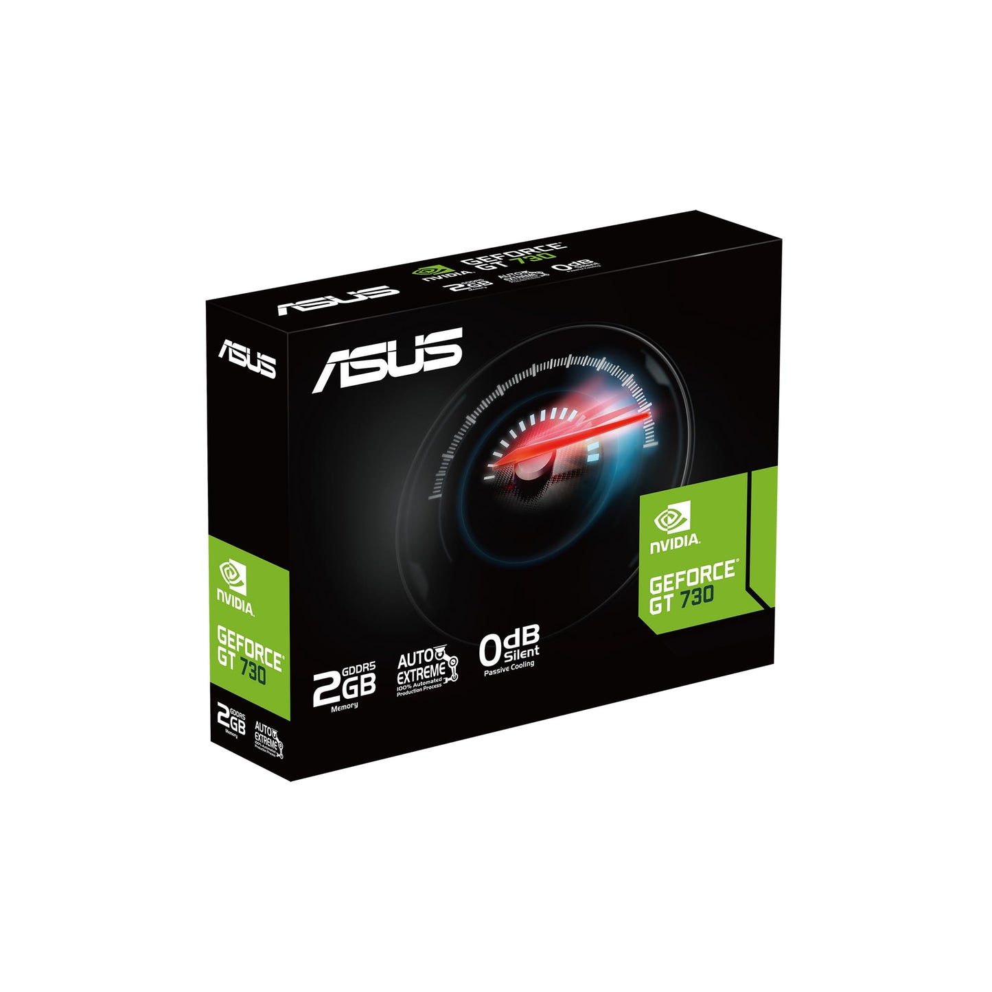 ASUS NVIDIA GeForce GT 730 Graphics Card (PCIe 2.0, 2GB GDDR5 Memory, 4x HDMI Ports, Single-slot Design, Passive Cooling) GT730 4 X HDMI LOW PROFILE