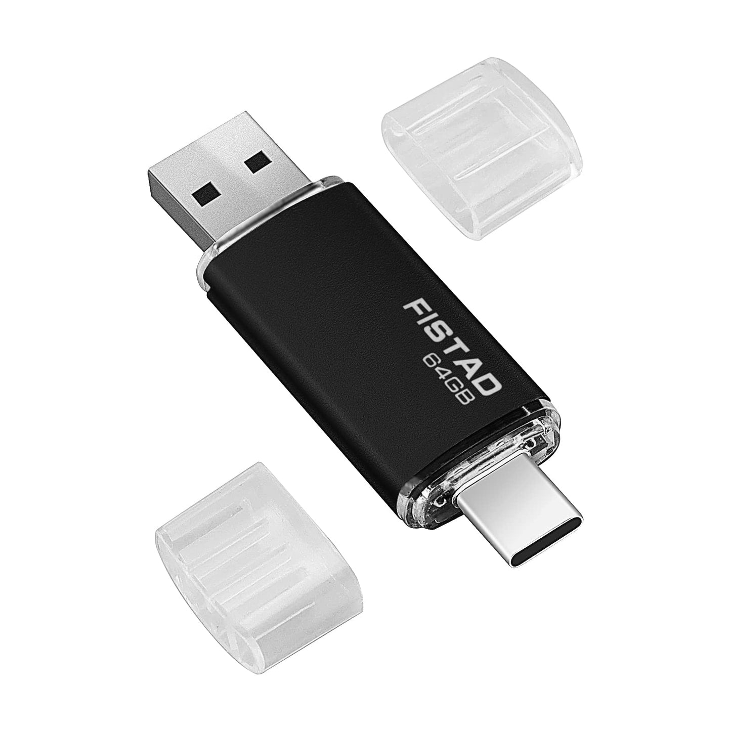 64GB USB Memory Stick USB 2.0 OTG Flash Drive Thumb Drive Pen Drive -2PS OTG-64GB-2PS