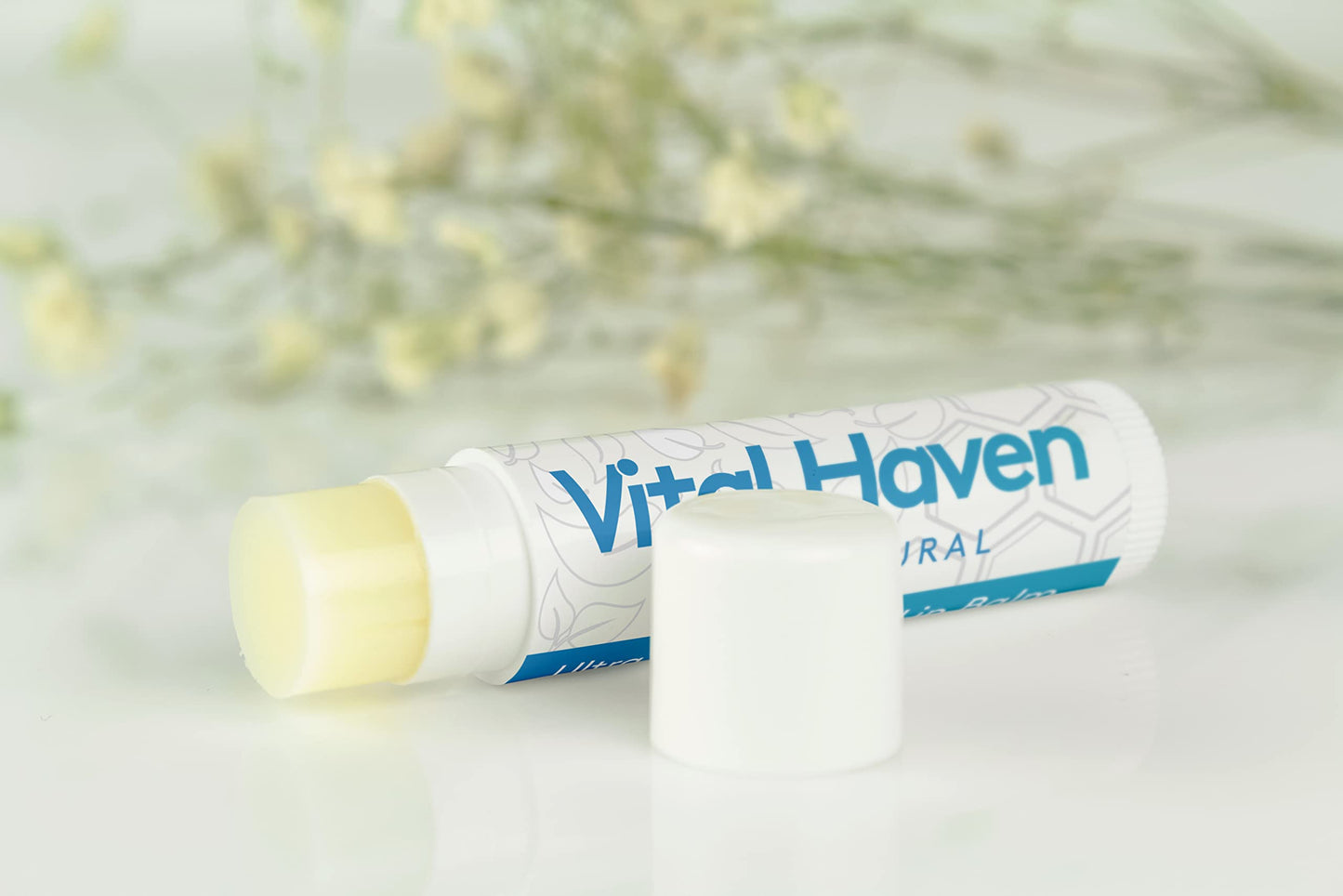 100% Natural Ultra Moisturising Lip Balms (x3) - Premium Ingredients (including Argan Oil and Mango Butter) - for rejuvenated lips - Vegetarian - Made in the UK