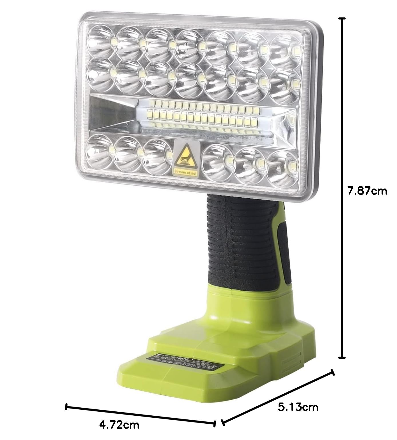 Torch for Ryobi 18v Battery, LED Work Light for Ryobi 18v Battery, 18W 2000LM LED Project Light Portable Floodlight and Spotlight Combo for Camping Garage Emergency 5 inch 18w 2000lm light for ryobi 18v battery