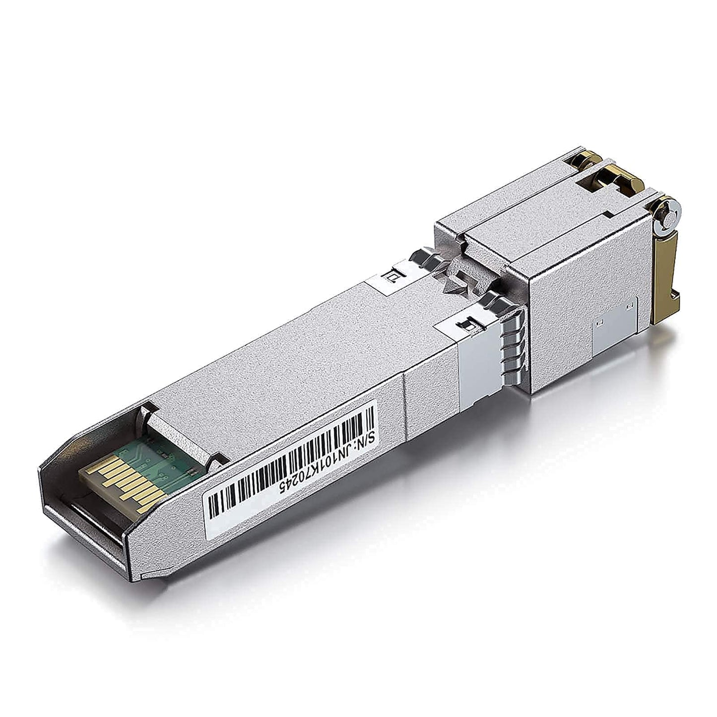 10Gtek 80-Meter 10GBase-T SFP+ to RJ45 Transceiver, RJ45 to SFP+ Copper Ethernet CAT.6a Module, Compatible for Cisco SFP-10G-T-80, Ubiquiti UniFi, Mikrotik, Netgear AXM766, D-Link 10GBase-T: 80m 1