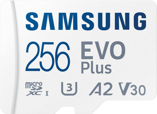 256GB Evo Plus Micro-SD Memory Card for Samsung Galaxy S20, Samsung S20 Ultra, Samsung S20 Plus Smartphones + Digi Wipe Cleaning Cloth