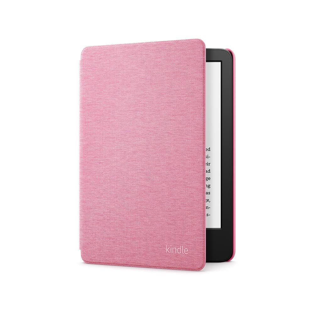 Amazon Kindle Case, Thin and Lightweight, Foldable Protective Cover - Fabric Rose